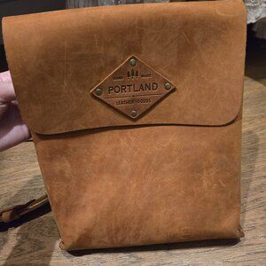 Portland leather goods Hawkeye satchel-dakota